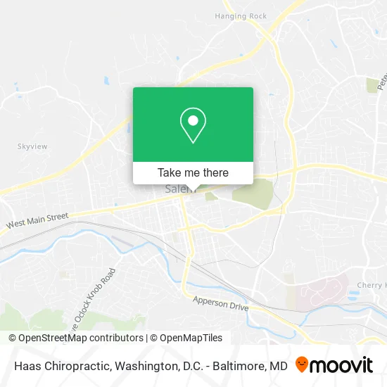 Haas Chiropractic map