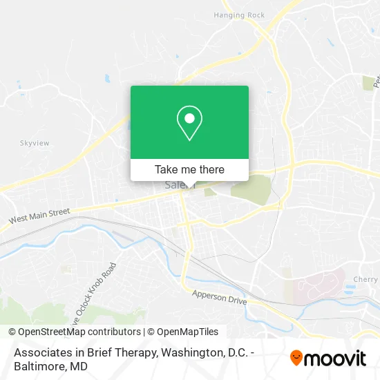 Associates in Brief Therapy map