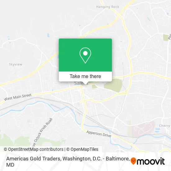 Americas Gold Traders map