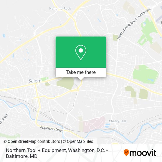 Northern Tool + Equipment map