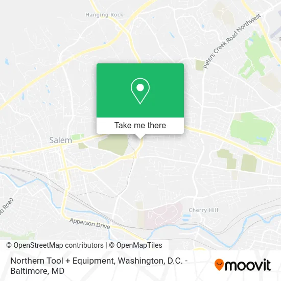 Northern Tool + Equipment map