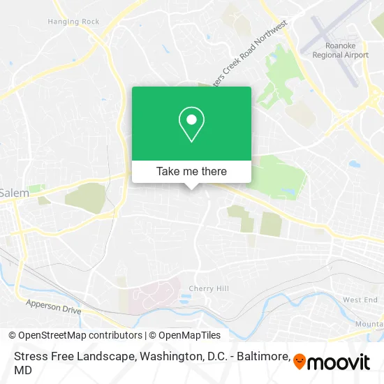 Stress Free Landscape map