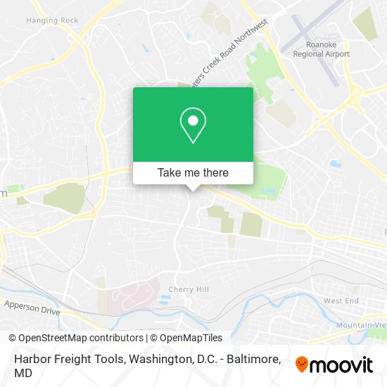 Harbor Freight Tools map
