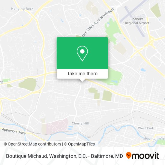 Mapa de Boutique Michaud