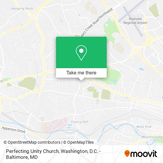 Perfecting Unity Church map