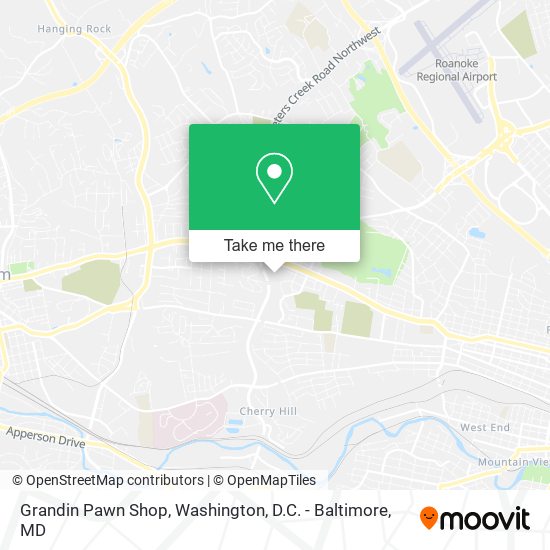 Grandin Pawn Shop map