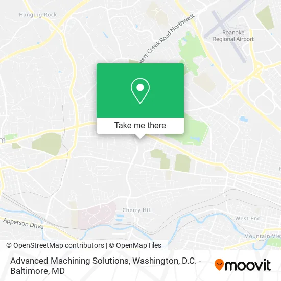 Mapa de Advanced Machining Solutions