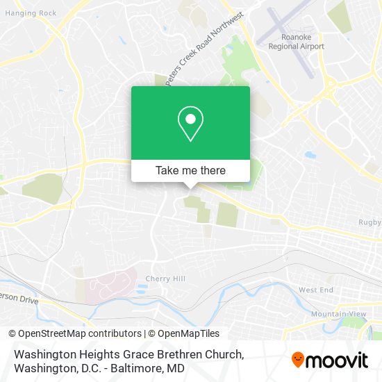 Washington Heights Grace Brethren Church map