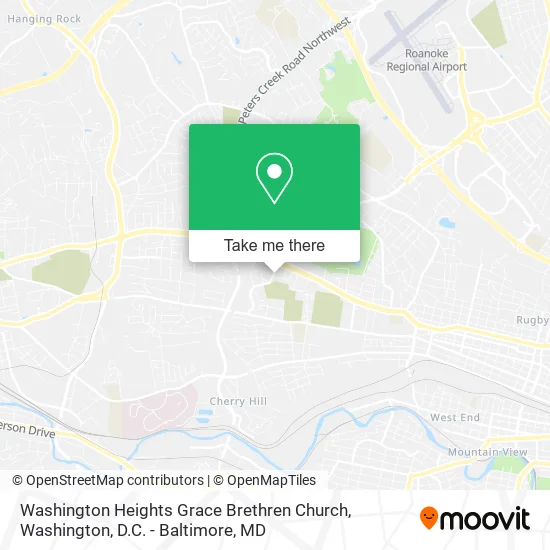 Mapa de Washington Heights Grace Brethren Church