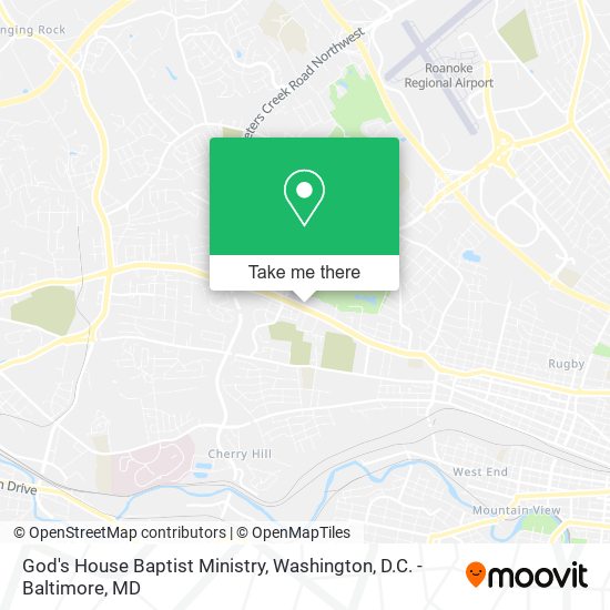 Mapa de God's House Baptist Ministry