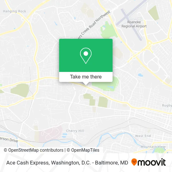 Ace Cash Express map