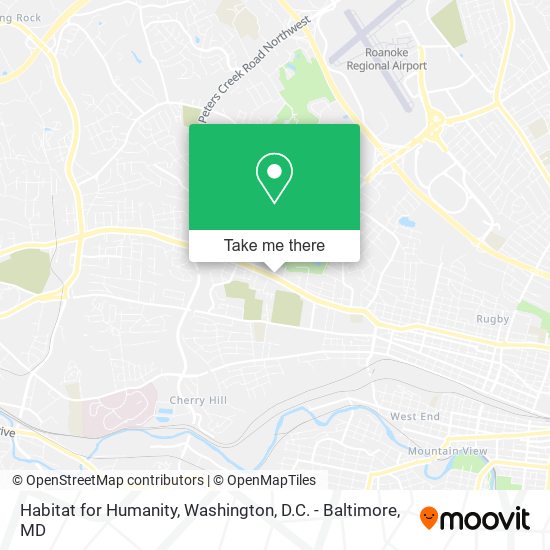 Mapa de Habitat for Humanity