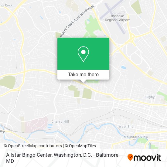 Allstar Bingo Center map