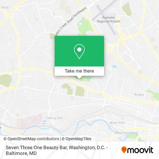 Seven Three One Beauty Bar map