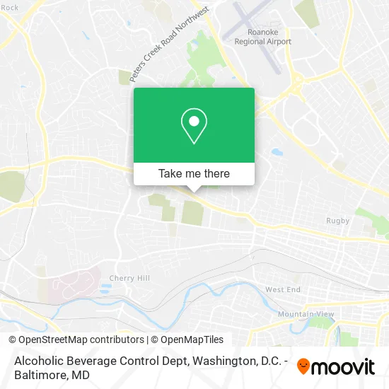 Mapa de Alcoholic Beverage Control Dept