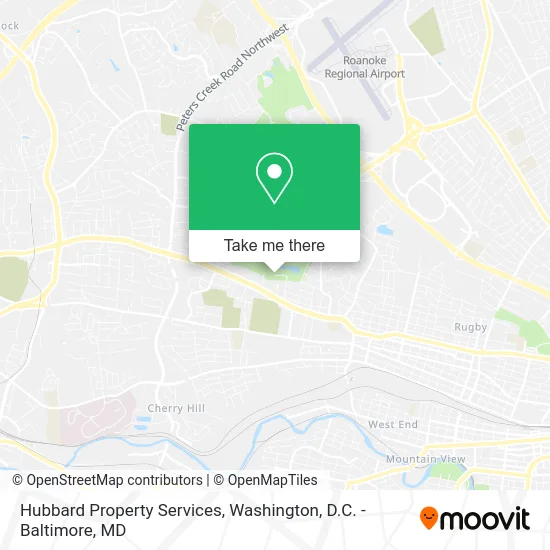 Hubbard Property Services map