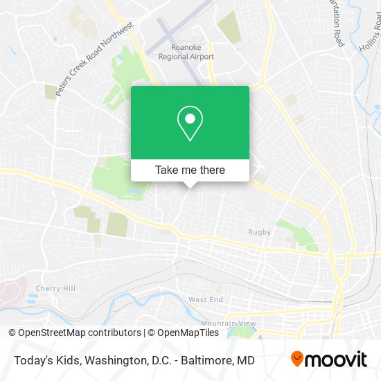 Today's Kids map