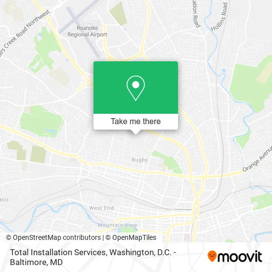 Mapa de Total Installation Services