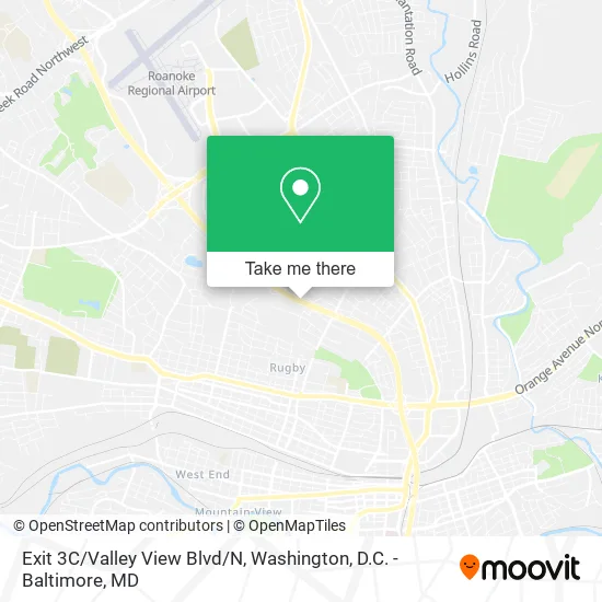 Mapa de Exit 3C/Valley View Blvd/N