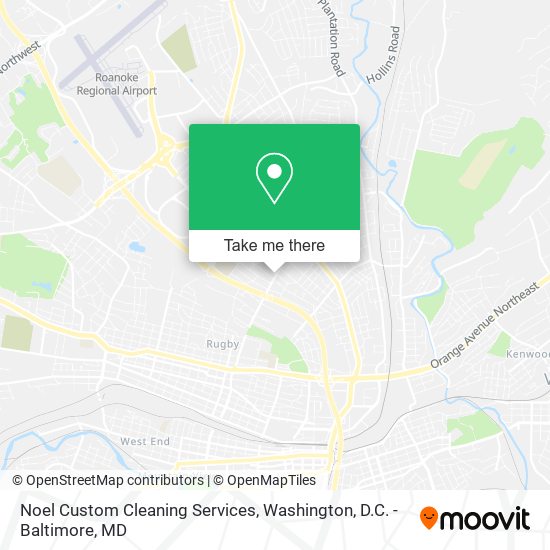 Mapa de Noel Custom Cleaning Services