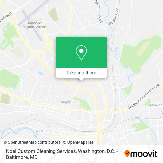 Mapa de Noel Custom Cleaning Services
