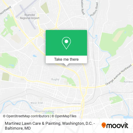 Mapa de Martinez Lawn Care & Painting