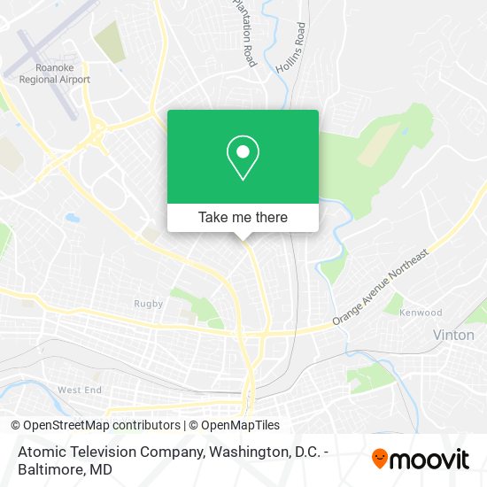 Mapa de Atomic Television Company
