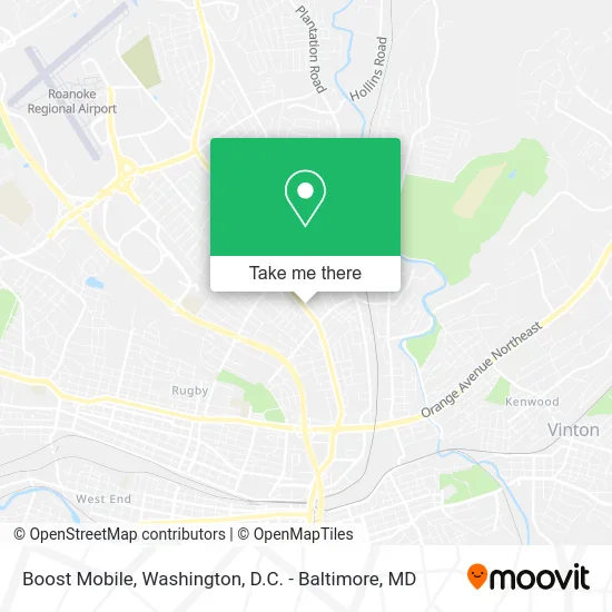 Boost Mobile map
