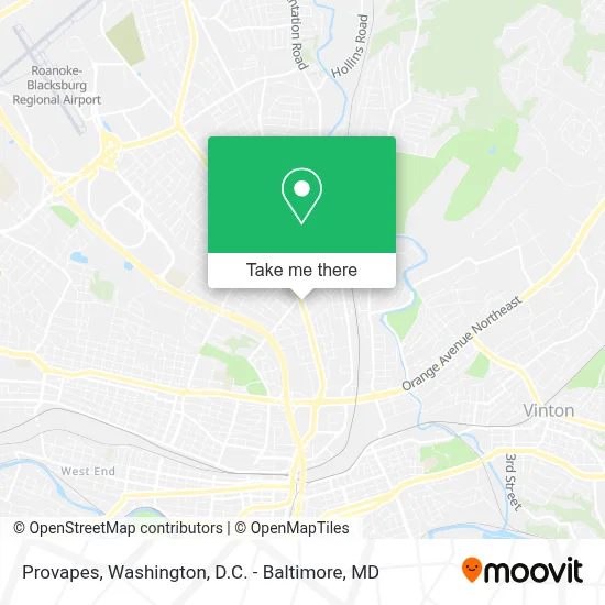 Provapes map