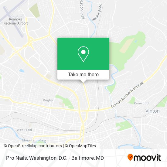 Pro Nails map