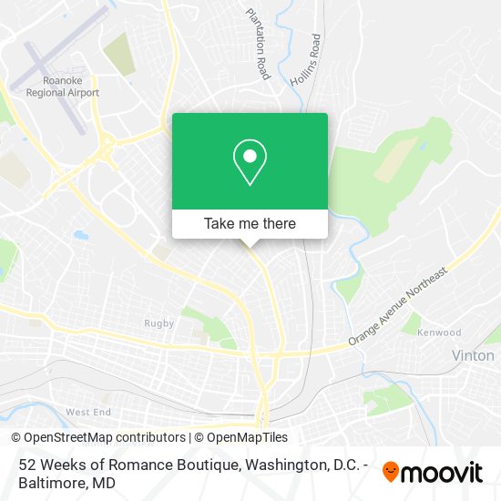 52 Weeks of Romance Boutique map