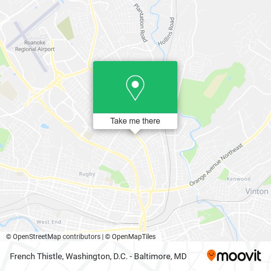 French Thistle map