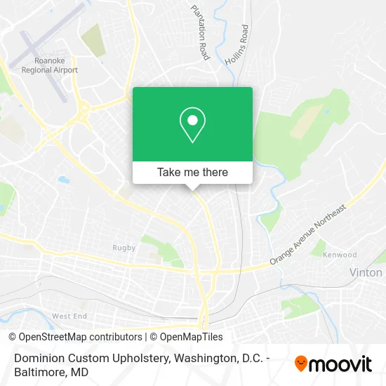 Dominion Custom Upholstery map