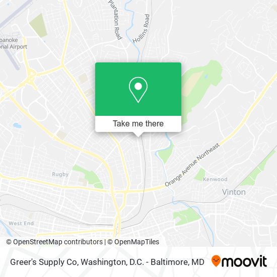 Greer's Supply Co map