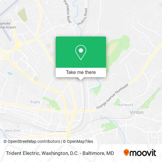 Trident Electric map