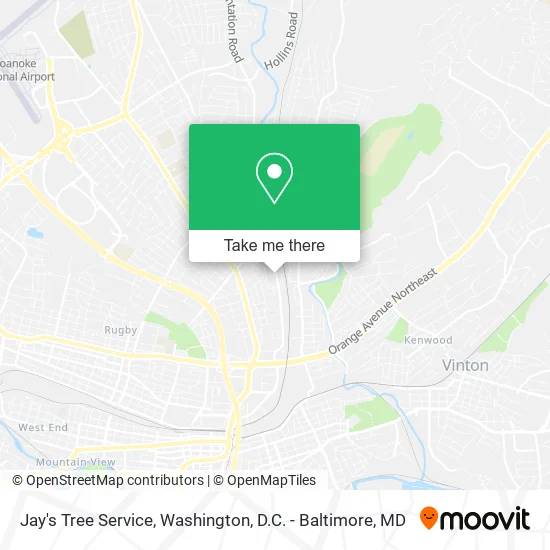 Jay's Tree Service map