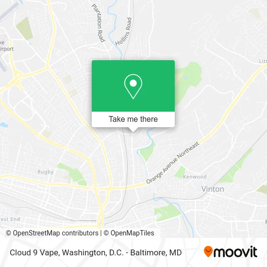 Cloud 9 Vape map