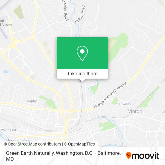 Green Earth Naturally map