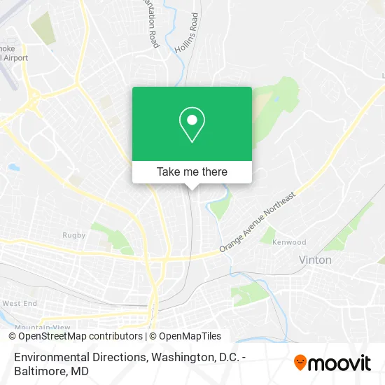 Environmental Directions map