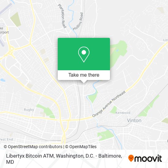 Mapa de Libertyx Bitcoin ATM