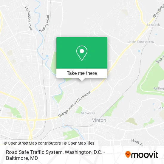 Road Safe Traffic System map