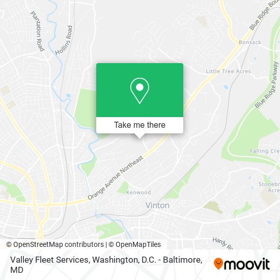 Valley Fleet Services map