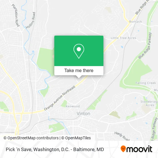 Pick 'n Save map