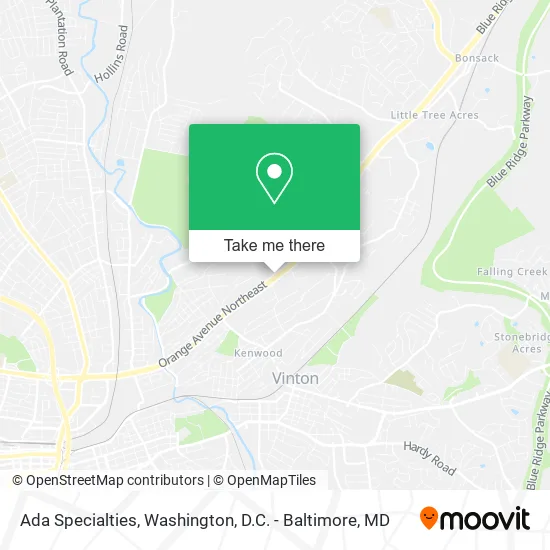 Mapa de Ada Specialties