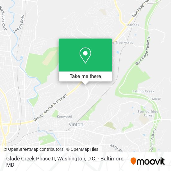 Mapa de Glade Creek Phase II