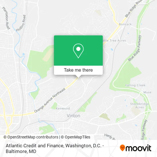 Atlantic Credit and Finance map