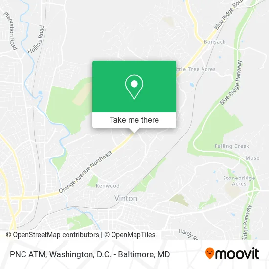 PNC ATM map