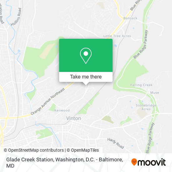 Mapa de Glade Creek Station