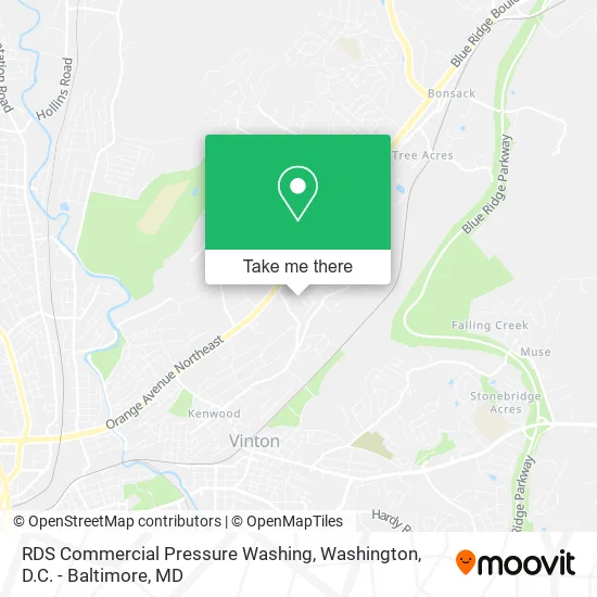 RDS Commercial Pressure Washing map