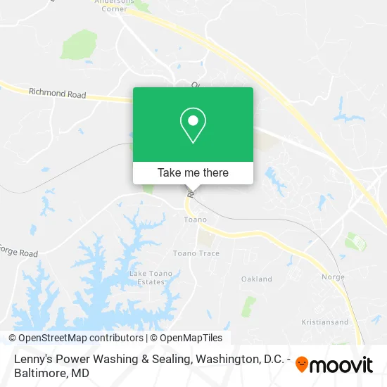 Lenny's Power Washing & Sealing map